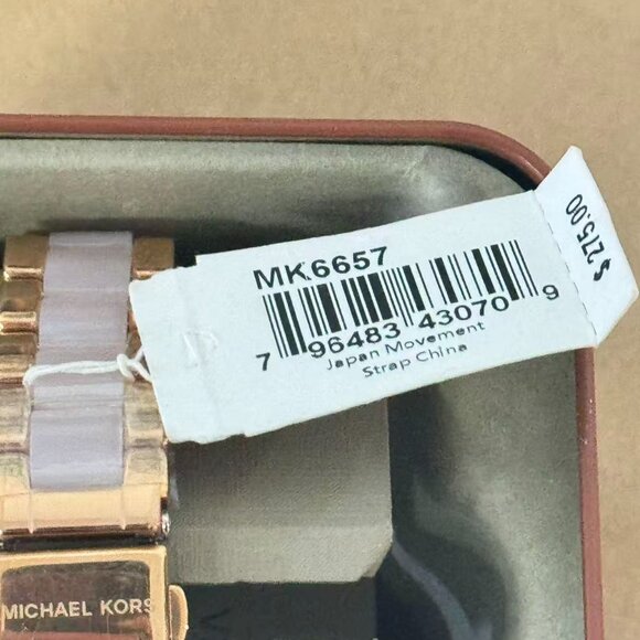 Michael Kors MK6657 Women\'s Riley Chronograph Two-Tone Stainless Steel Watch